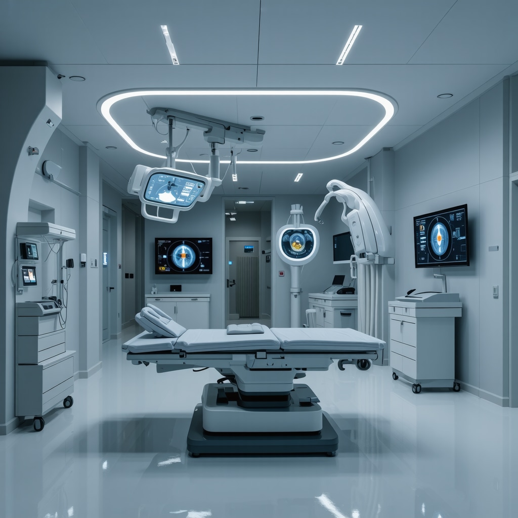 Futuristic orthopedic clinic with telemedicine and advanced imaging technology in New Jersey