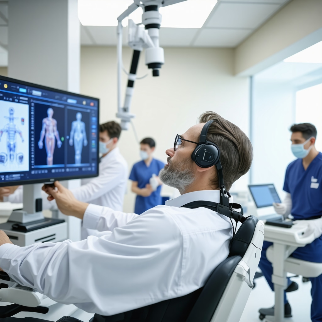 Orthopedic specialists using AI diagnostics and wearable tech for neck pain treatment in Passaic, NJ