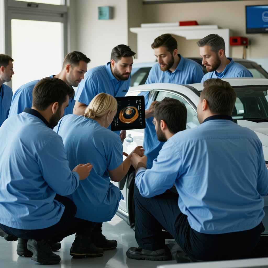 Orthopedic doctors and specialists reviewing imaging and digital health data in a clinical setting