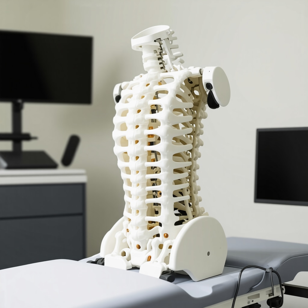 3D-printed spinal support with sensors for real-time feedback and virtual reality rehabilitation interface