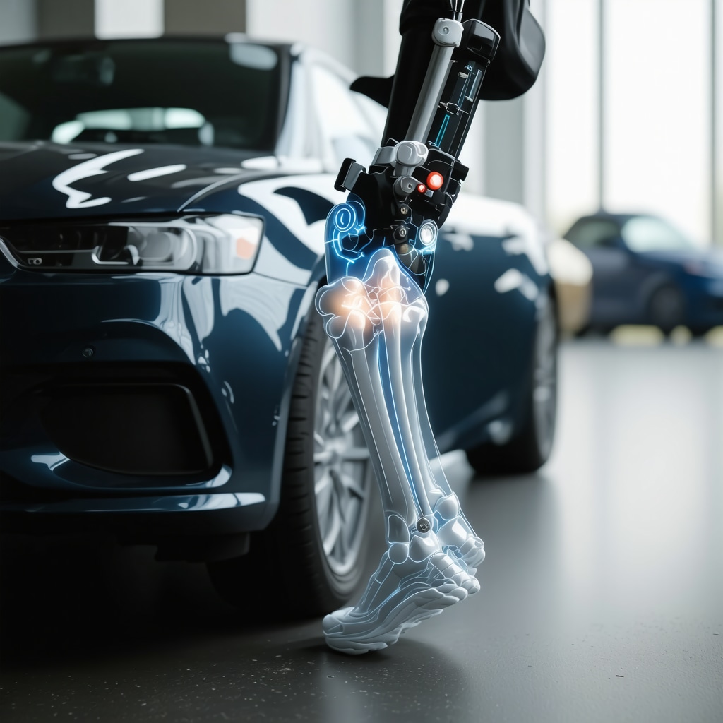Wearable sensors tracking joint movement and providing real-time data for orthopedic rehabilitation after car accident