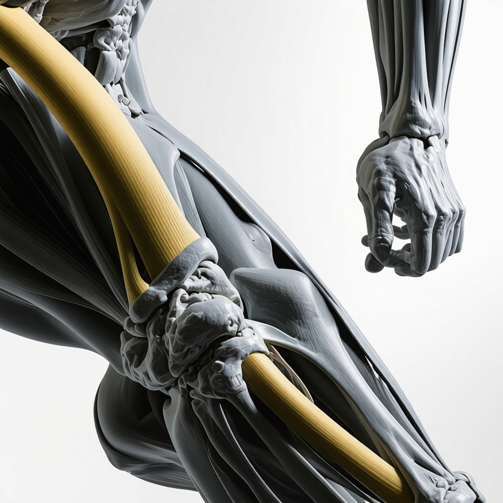 3D visualization of orthopedic injury showing biomechanical forces and AI diagnostic information for legal evidence