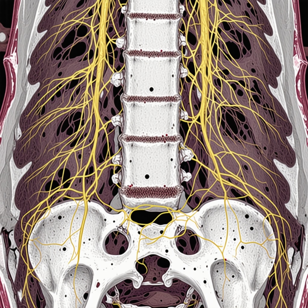 MRI scan and nerve conduction results illustrating complex spinal injury assessment