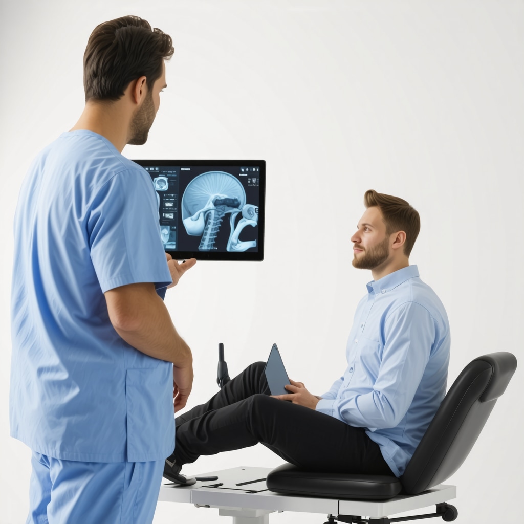Orthopedic urgent care clinic featuring AI diagnostic tools, telehealth consultations, and tailored physical therapy sessions