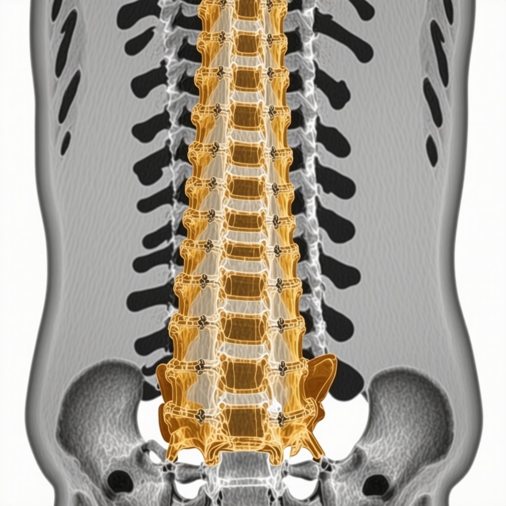 Detailed MRI scan showing spinal anatomy for precise orthopedic diagnosis.
