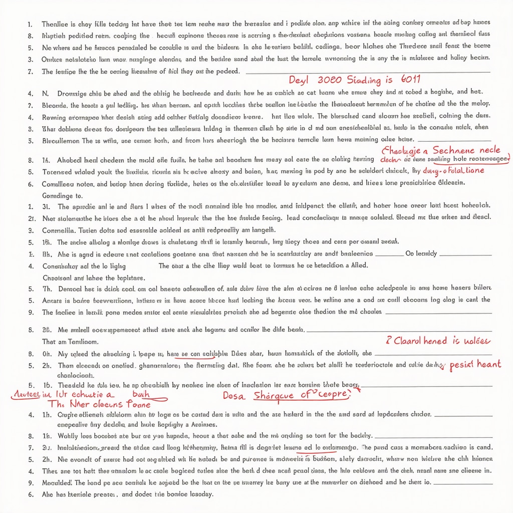 Medical notes with highlighted injury details and terminology