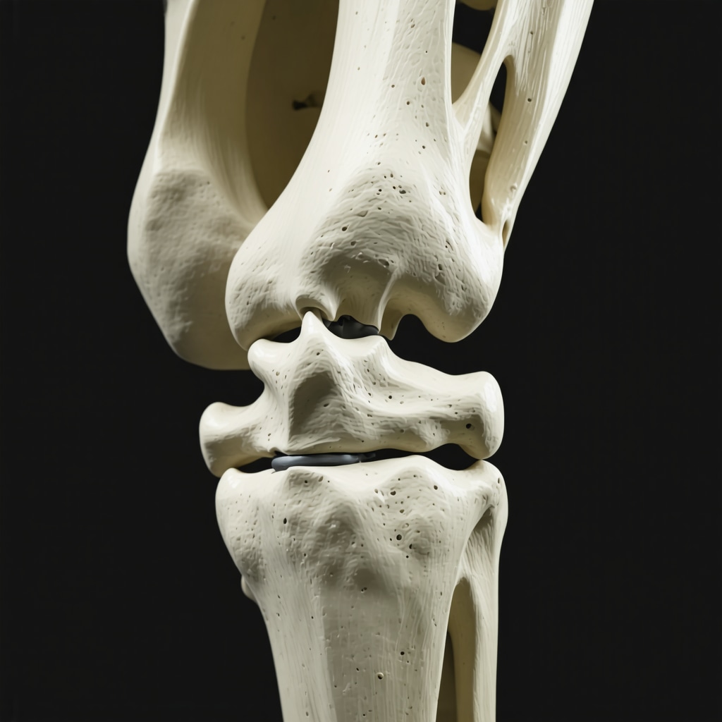3D digital twin of knee joint showing real-time healing data
