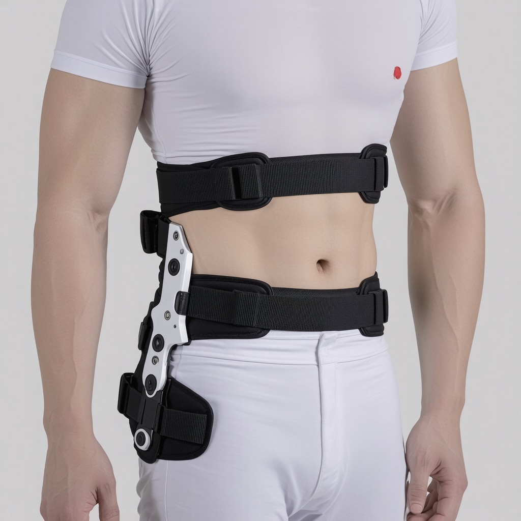High-tech personalized spinal support brace with sensors