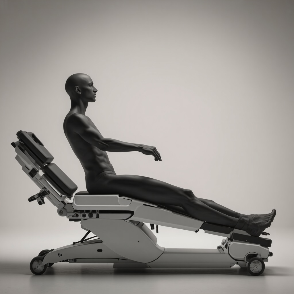 A patient receiving support device consultation at a NJ orthopedic clinic