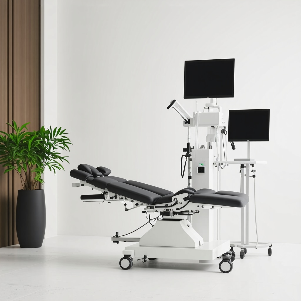 Modern orthopedic clinic with advanced spine treatment technology