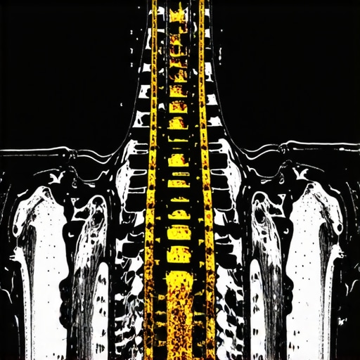 High-definition MRI scan highlighting nerve compression in the spine