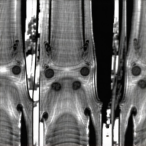 High-resolution MRI scan showing detailed view of spinal discs and nerve roots