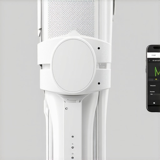 Futuristic smart orthopedic brace with sensors and digital interface