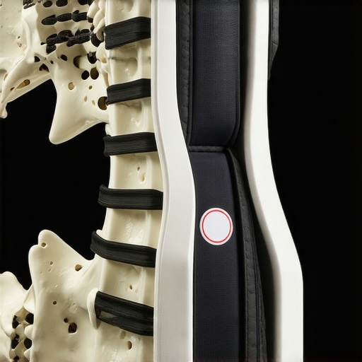 Modern orthopedic support device with smart technology and ergonomic design for personalized care.