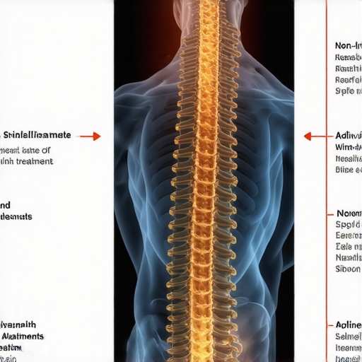 Illustration of laser, radiofrequency, and robotic-assisted spine procedures in 2025