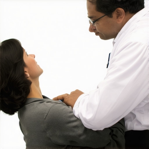 Orthopedic specialist performing spine assessment for NJ patient
