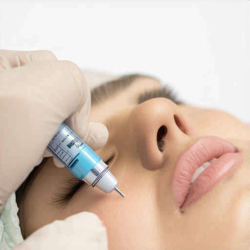 Medical professional administering PRP injections for auto injury recovery in New Jersey