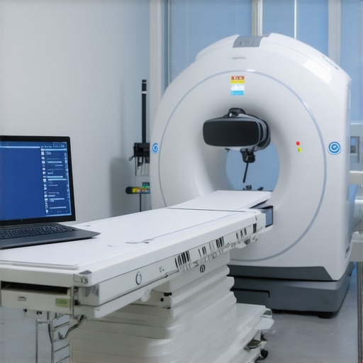 State-of-the-Art Spine Care Technologies A high-tech medical clinic demonstrating cutting-edge spine diagnostics and regenerative therapies.