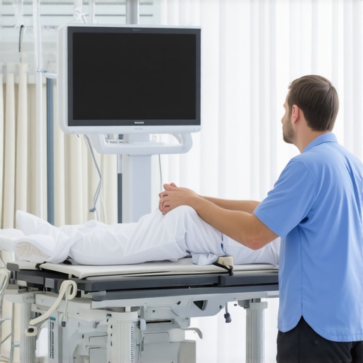 Orthopedic specialist performing non-surgical treatment in NJ clinic