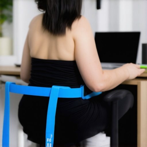 Tools for Spinal Maintenance Person demonstrating ergonomic and exercise tools for long-term facet joint pain management.